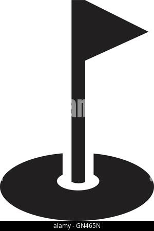 vector illustration of business and finance icon golf Stock Vector