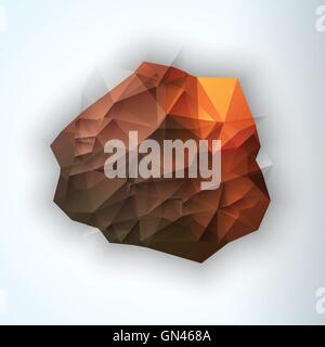 Geometric Triangular Abstract Vector Background. Stock Vector