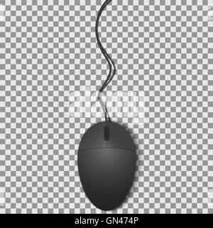 Mouse Isolated on Transparent Background Stock Vector