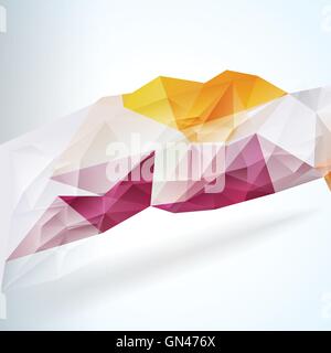 Geometric Triangular Abstract Vector Background. Stock Vector