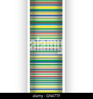Gallery Interior with colorful abstarct lines. vector vintage background Stock Vector