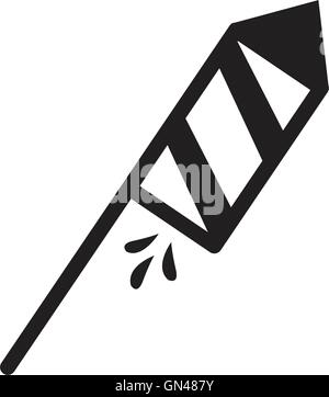 Firework Rockets Stock Vector