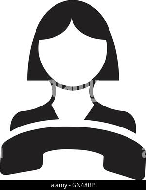 Call center vector icon Stock Vector