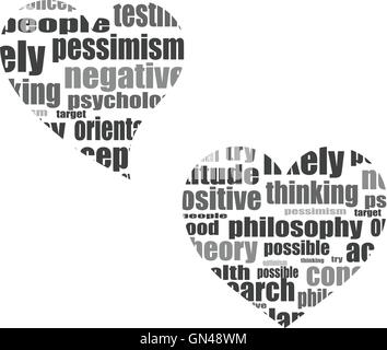 vector Social media love concept in word tag cloud of think bubble Stock Vector