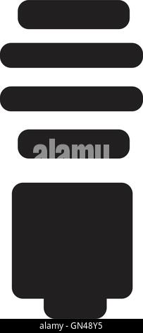 Energy saving light bulbs icon Stock Vector