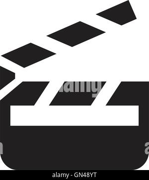 movie clapper Stock Vector