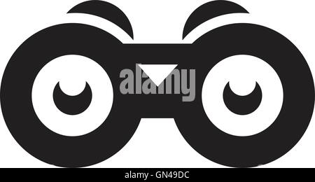 binoculars icon Stock Vector