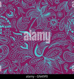 Bali Spa Ornamental Vector Pattern Stock Vector