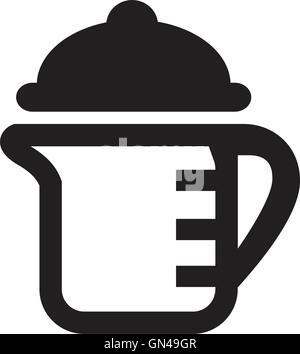 Measuring cup icon Stock Vector
