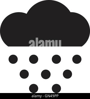 cloud rain icon Stock Vector