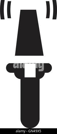 semaphore hand Stock Vector