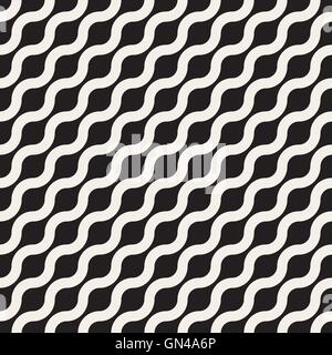 Wavy line seamless pattern. Geometric fabric print texture. Abstract tiling  background. Wave tiling line ornamental wallpaper Stock Vector Image & Art  - Alamy