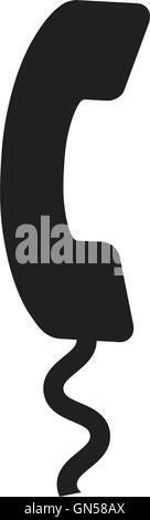 Telephone vector icon Stock Vector