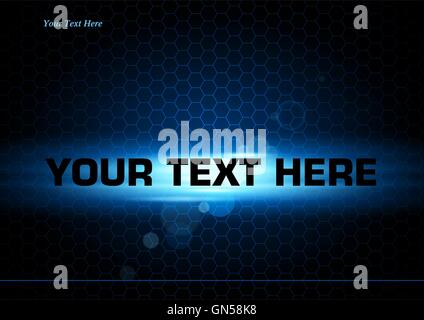 Blue Abstract Background Stock Vector