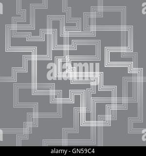 Maze Line Seamless Pattern Background Stock Vector