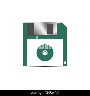 Save icon, vector illustration. Stock Vector