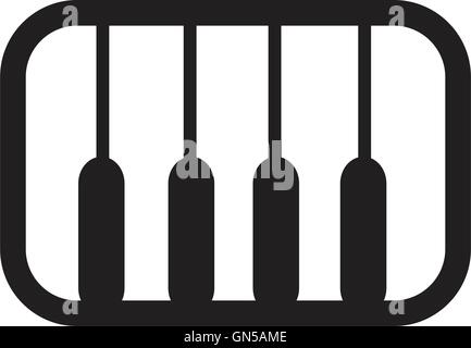 Piano icon Stock Vector