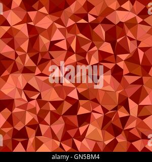 Dark red irregular triangle mosaic background Stock Vector