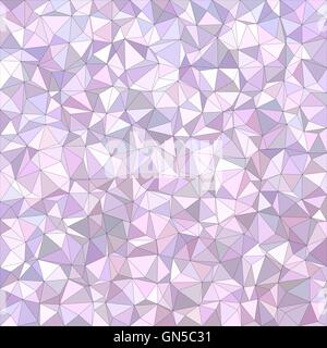 Light purple irregular triangle mosaic background Stock Vector