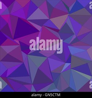 Purple irregular triangle mosaic background Stock Vector