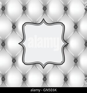 Vector texture leather upholstery sofa Stock Vector