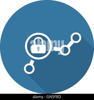 Security Checkpoint Icon. Flat Design. Stock Vector