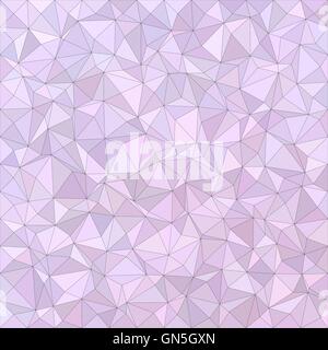 Light purple irregular triangle mosaic background Stock Vector