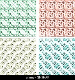 seamless baroque patterns, vector Stock Vector Image & Art - Alamy
