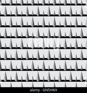 Thorn Spine Seamless Pattern Stock Vector