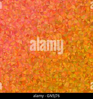 Orange irregular triangle background design Stock Vector