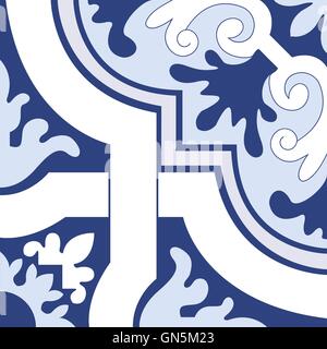 Vector ceramic tiles pattern Stock Vector