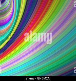Rainbow speed  - abstract computer generated art Stock Vector