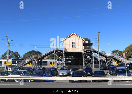 Tempe train station in Sydney, Australia. Stock Photo