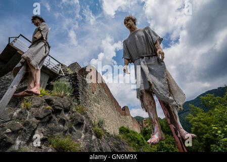 impalement poenari castle scene ruined mount cetatea impaling romania execution alamy vlad impaler gallows