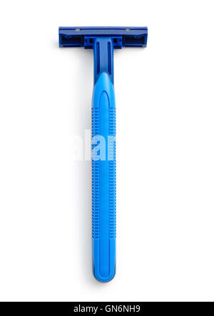 New disposable razor blade, on white background, isolated Stock Photo
