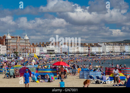 Weymouth beach and seafront, Dorset Stock Photo