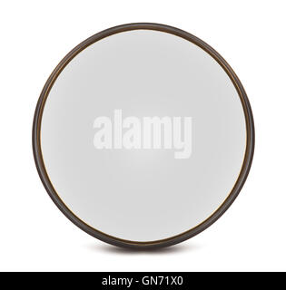 Vintage optical filter isolated on white background Stock Photo
