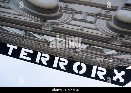 House of Terror in Budapest, Hungary. Stock Photo