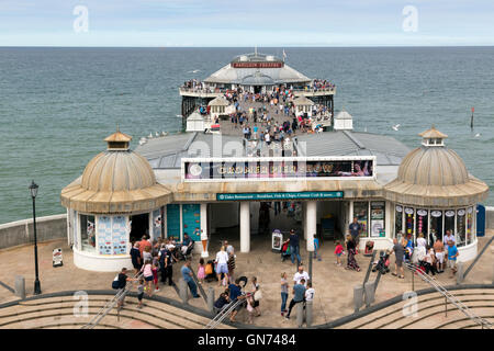 Cromer Pier with the Pavilion Theatre in the County of Norfolk Stock Photo