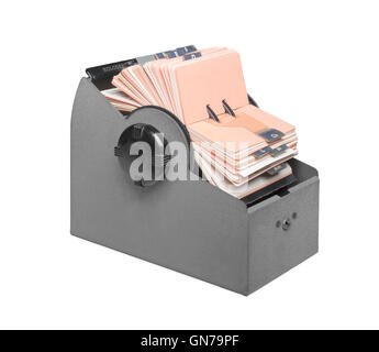 Mid-century Rolodex file open front right Stock Photo