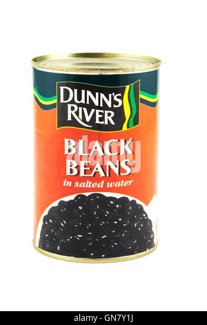 Dunn's River Black Beans In Salted Water Stock Photo