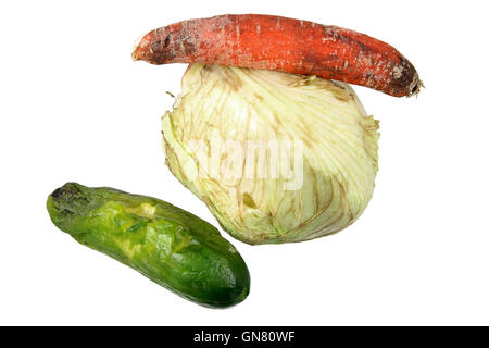 Rotten Vegetables Stock Photo