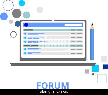 vector - forum Stock Vector