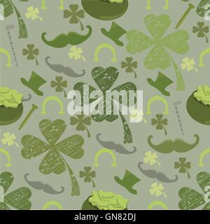 seamless pattern with St Stock Vector