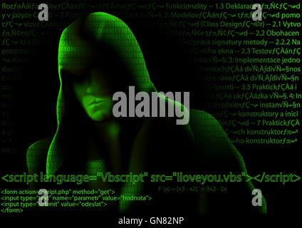 Hacker Stock Vector