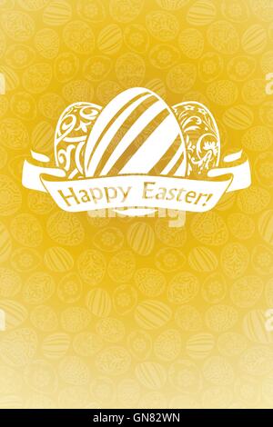 Easter Holiday Card Stock Vector