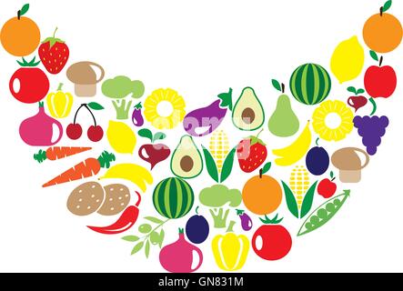 vegetables Stock Vector
