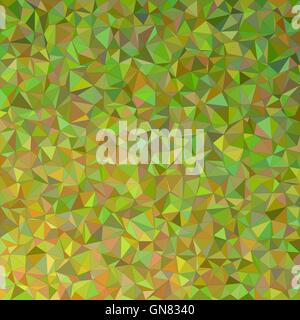Olive irregular triangle mosaic vector background Stock Vector