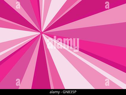 Rays Radius Background Pink Stock Vector