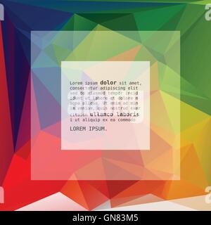 Colorful abstract design template Stock Vector